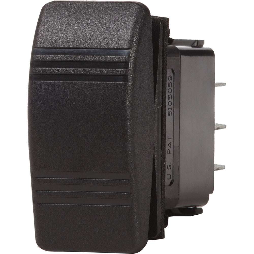 Blue Sea 8290 water-resistant black switch, Contura III for marine use.