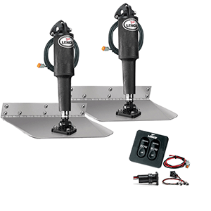 LENCO 9"X9" TRIM TAB KIT W/ TACTILE SWITCH