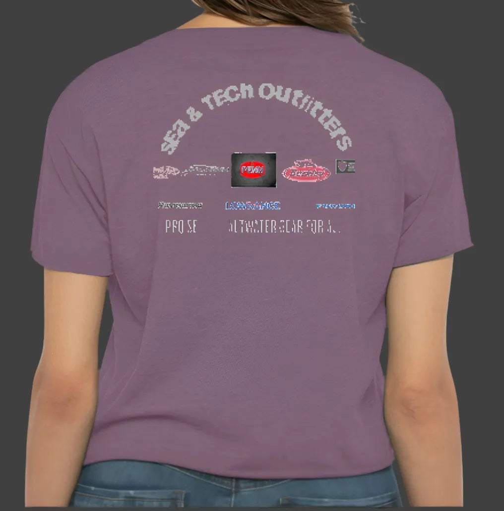 Sea & Tech Outfitters Women’s Crop Top T-Shirt