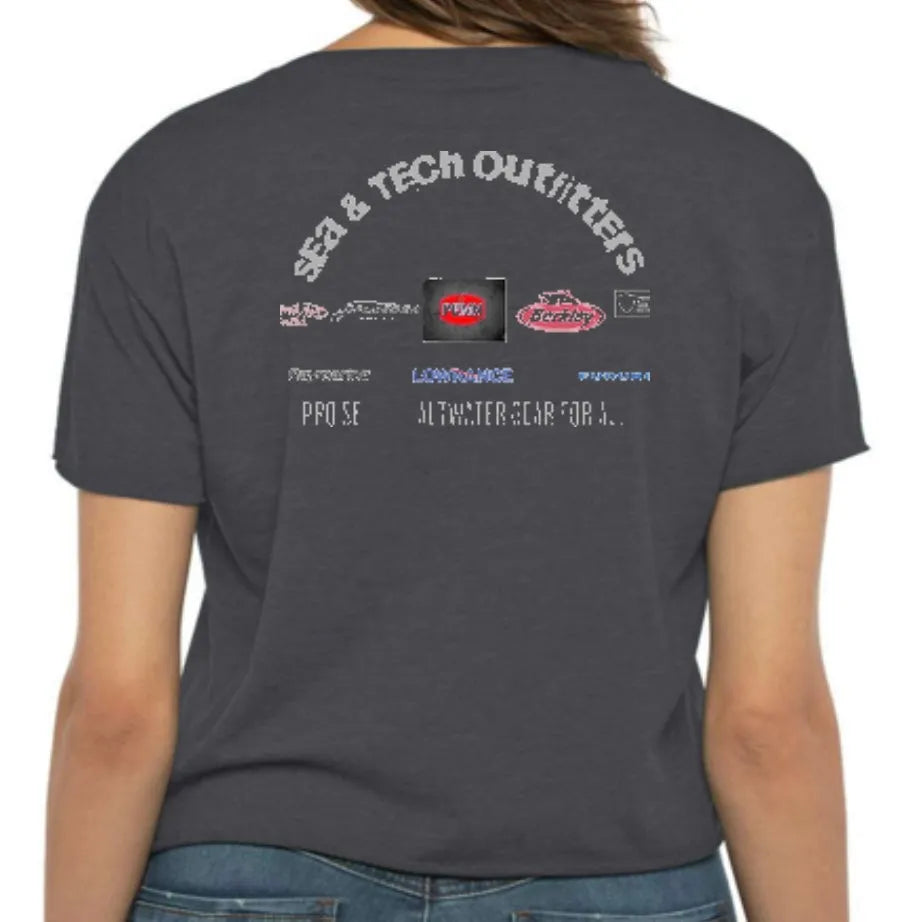 Sea & Tech Outfitters Women’s Crop Top T-Shirt