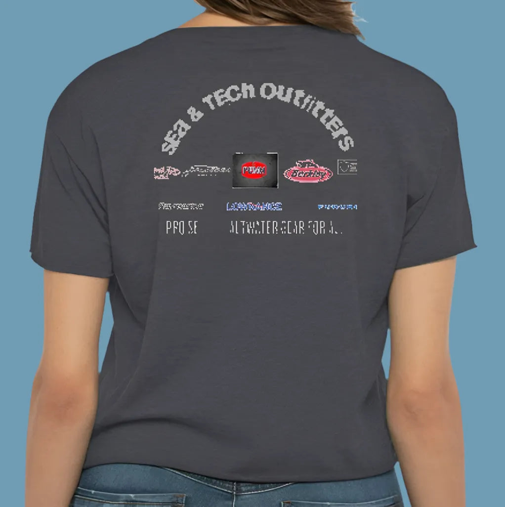 Sea & Tech Outfitters Women’s Crop Top T-Shirt