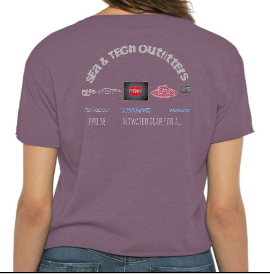 Sea & Tech Outfitters Women’s Crop Top T-Shirt