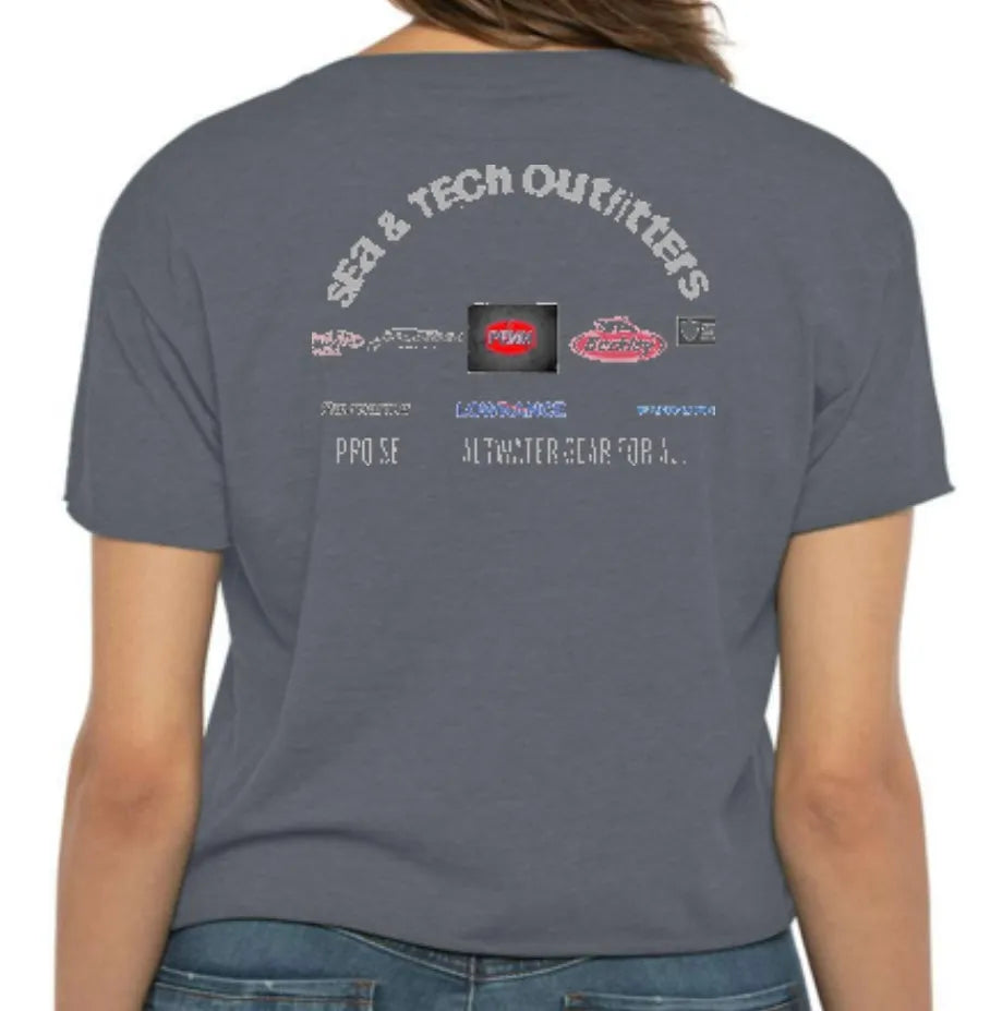 Sea & Tech Outfitters Women’s Crop Top T-Shirt