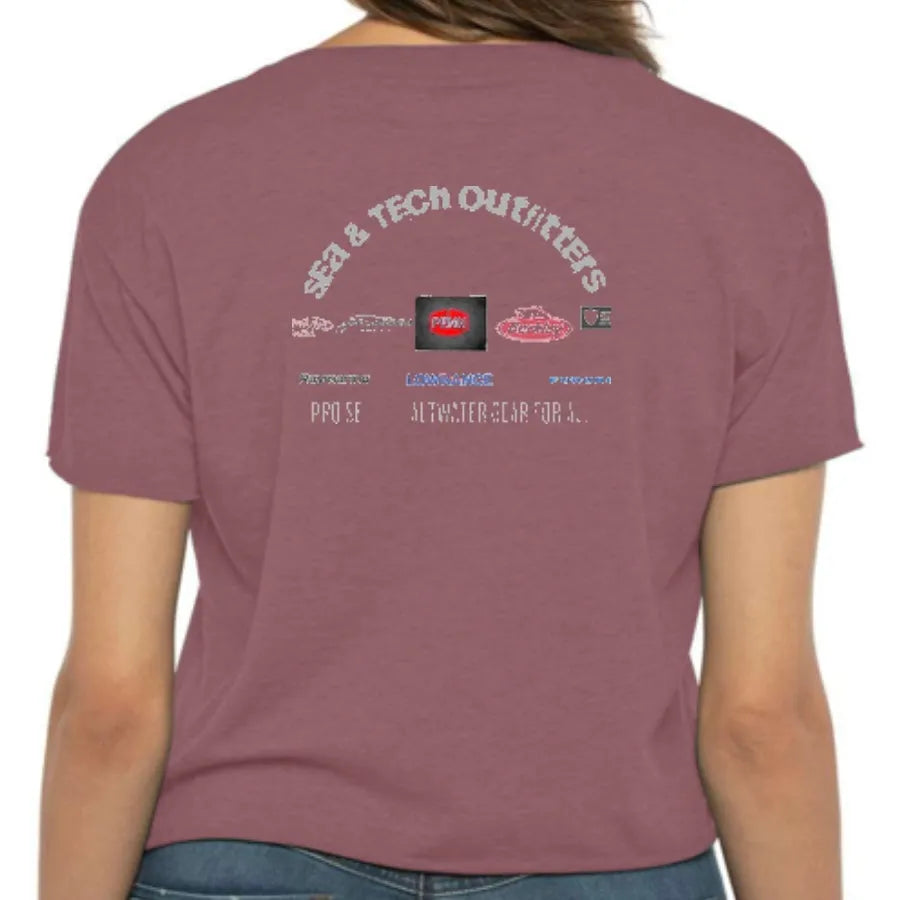 Sea & Tech Outfitters Women’s Crop Top T-Shirt