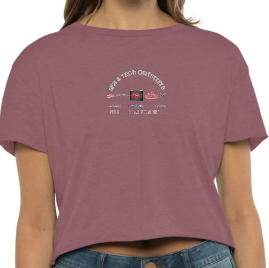 Sea & Tech Outfitters Women’s Crop Top T-Shirt
