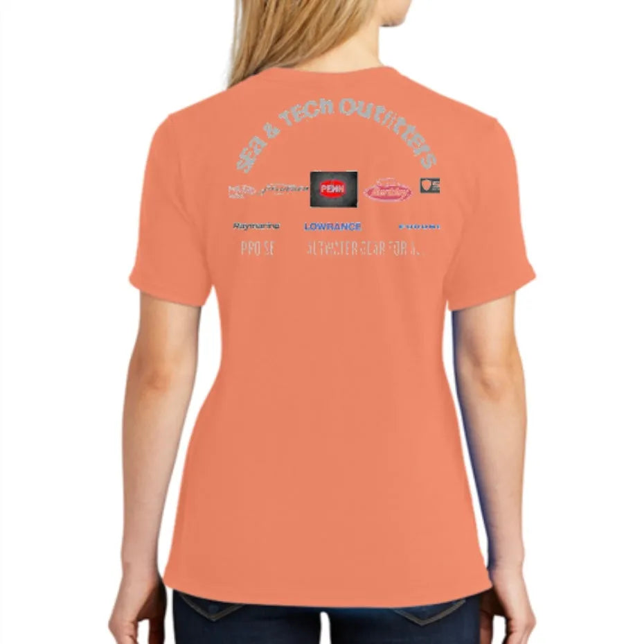 Sea & Tech Outfitters Women’s Activewear - Short Sleeve Dry Fit