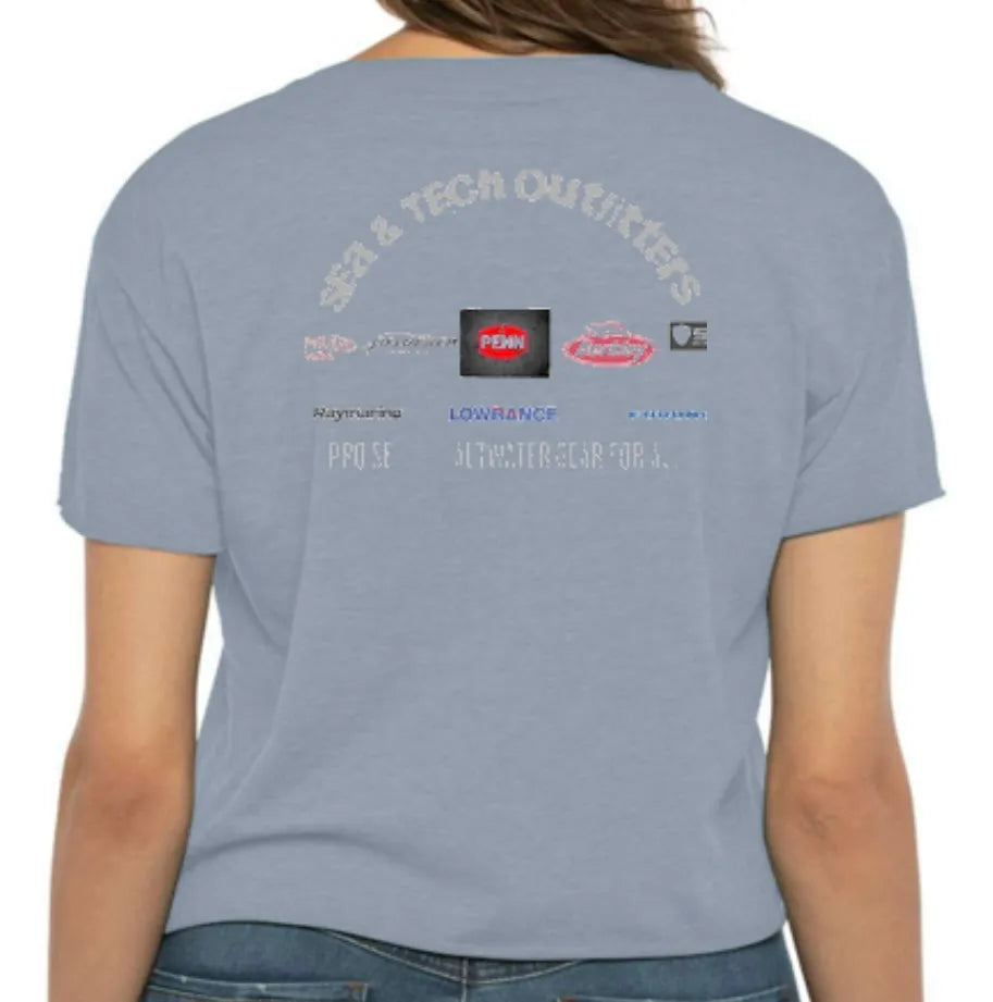 Sea & Tech Outfitters Women’s Crop Top T-Shirt