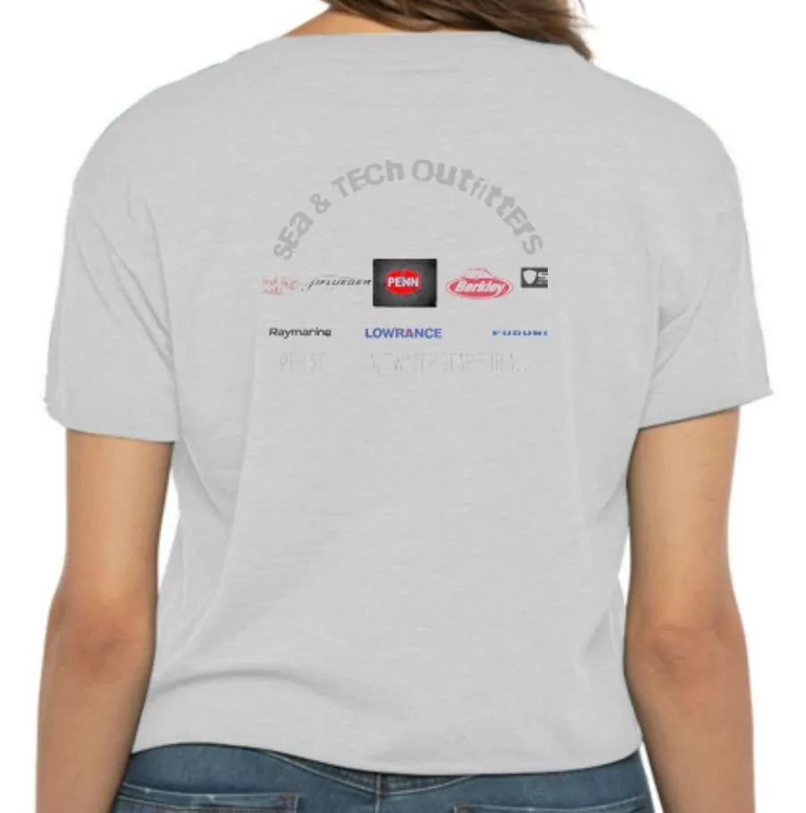 Sea & Tech Outfitters Women’s Crop Top T-Shirt