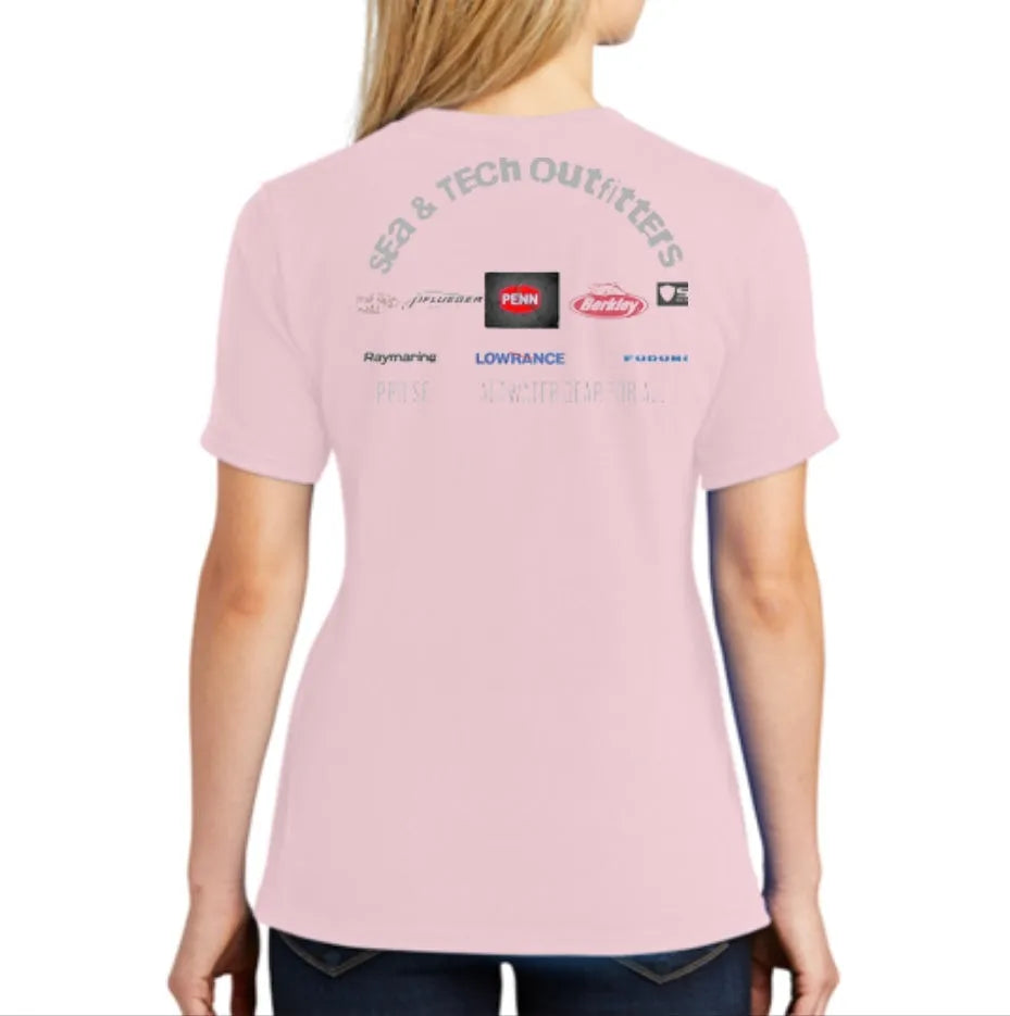 Sea & Tech Outfitters Women’s Activewear - Short Sleeve Dry Fit