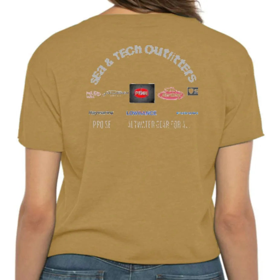 Sea & Tech Outfitters Women’s Crop Top T-Shirt