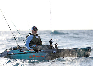 Old Town Sportsman 106 Powered by Minn Kota - Steel Blue Camo Color