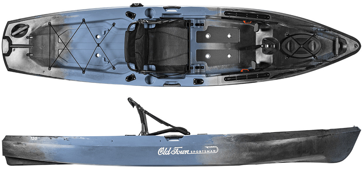 Old Town Sportsman 120 - Steel Blue Camo Color