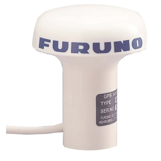 Furuno GPA017 GPS Antenna with 10m Cable, white design.
