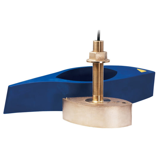 Furuno 526T-HDD Bronze Broadband Thru-Hull Transducer w/Temp, Built-In Diplexer & Hi-Speed Fairing Block 1kW (10-Pin) [526TID-HDD] - Sea & Tech Outfitters Florida, LLC