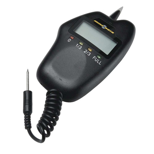 Minn Kota Digital Battery Meter 1820087 with LCD display and LED charge indicators.