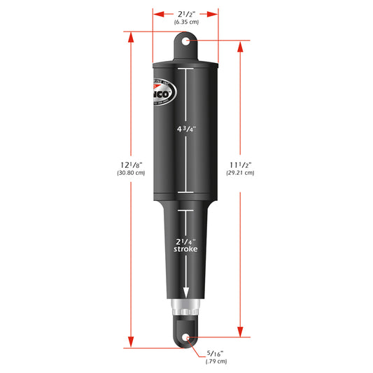 Lenco 101 Standard Actuator - 24V - 2-1/4" Stroke [15061-001] - Sea & Tech Outfitters Florida, LLC