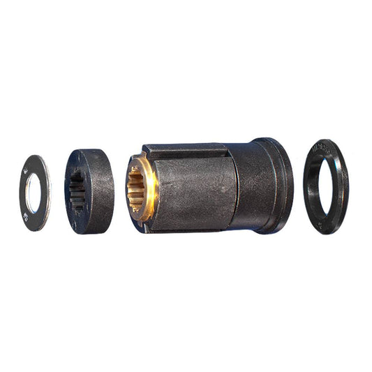 Turning Point Hub Kit #12 [11300200] with brass splines and corrosion-resistant materials.
