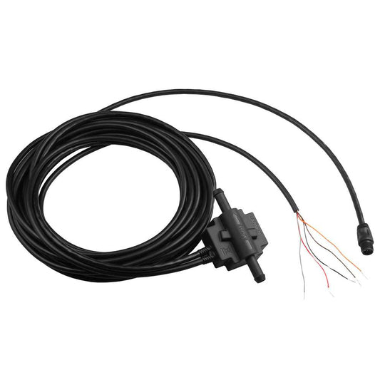 Garmin GFS 10 Fuel Sensor for gas engines with cables and wiring.