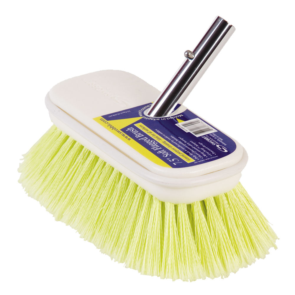 Swobbit 7.5" Soft Flagged Brush - Yellow [SW77345] - Sea & Tech Outfitters Florida, LLC