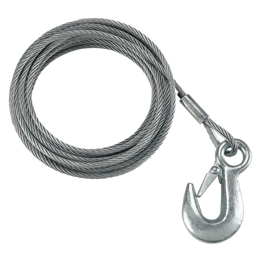 Fulton 3/16" x 25' Galvanized Winch Cable - 4,200 lbs. Breaking Strength [WC325 0100] - Sea & Tech Outfitters Florida, LLC