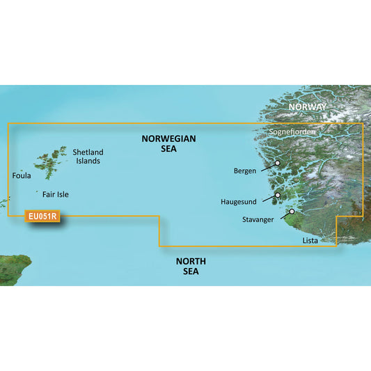 Garmin BlueChart g3 HD - HXEU051R - Lista - Sognefjorden - microSD/SD [010-C0787-20] - Sea & Tech Outfitters Florida, LLC