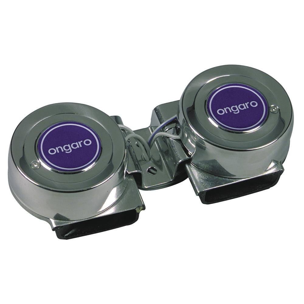 Schmitt Marine Ongaro Mini Compact Twin Horn - 12V [10001] - Sea & Tech Outfitters Florida, LLC