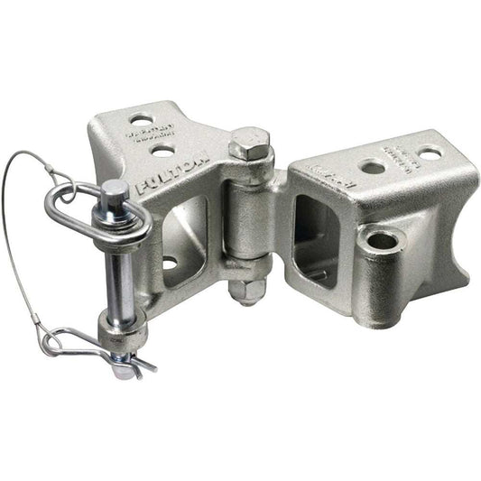 Fulton Fold-Away Bolt-On Hinge Kit 2" x 3" Trailer Beam, Rating 5,000 lbs., 48" Pivot, Z-Max 600 Zinc Finish [HDPB230101] - Sea & Tech Outfitters Florida, LLC