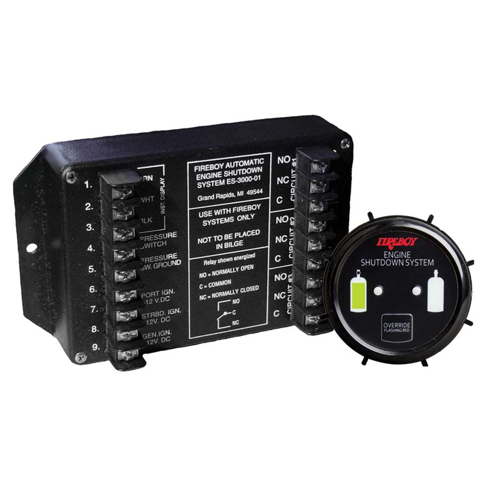 Fireboy-Xintex Engine Shutdown System w/Round Display [ES-3000-01] - Sea & Tech Outfitters Florida, LLC