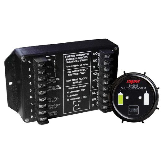 Fireboy-Xintex Engine Shutdown System w/Round Display [ES-3000-01] - Sea & Tech Outfitters Florida, LLC