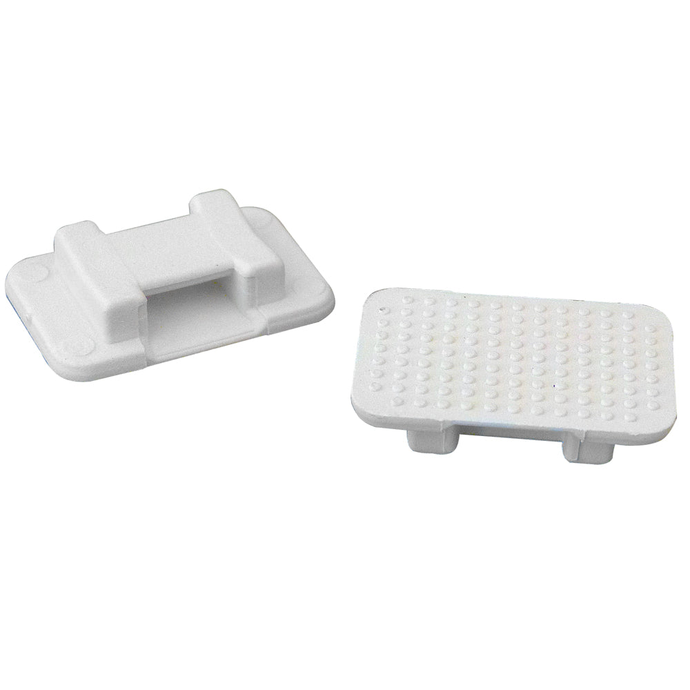 Weld Mount AT-5 Large White Nylon Wire Tie Mount - Qty. 50 [805950] - Sea & Tech Outfitters Florida, LLC