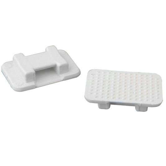 Weld Mount AT-5 Large White Nylon Wire Tie Mount - Qty. 50 [805950] - Sea & Tech Outfitters Florida, LLC