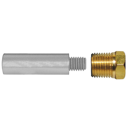 Tecnoseal E00 Pencil Zinc w/Brass Cap [TEC-E00-C] - Sea & Tech Outfitters Florida, LLC