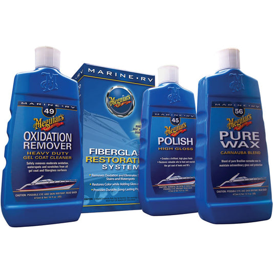 Meguiar's MG Fiberglass Oxidation Removal Kit [M4965] - Sea & Tech Outfitters Florida, LLC
