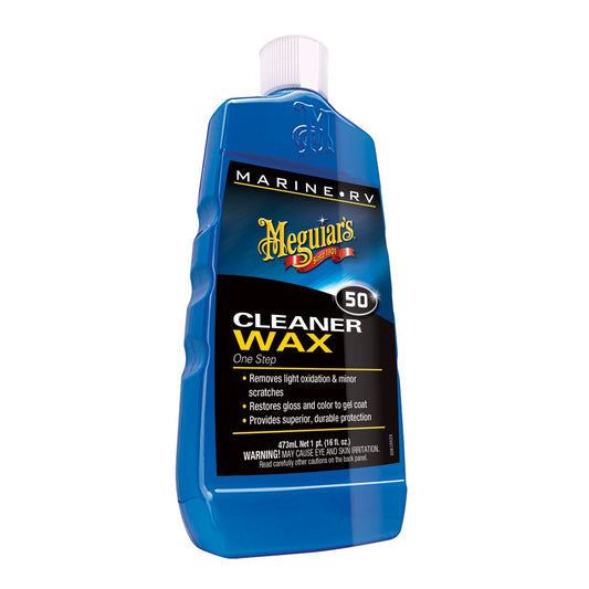 Meguiar's #50 Boat/RV Cleaner Wax - Liquid 16oz [M5016] - Sea & Tech Outfitters Florida, LLC