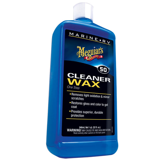 Meguiar's #50 Boat/RV Cleaner Wax - Liquid 32oz [M5032] - Sea & Tech Outfitters Florida, LLC