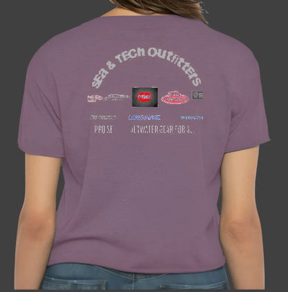 Sea & Tech Outfitters Women’s Crop Top T-Shirt