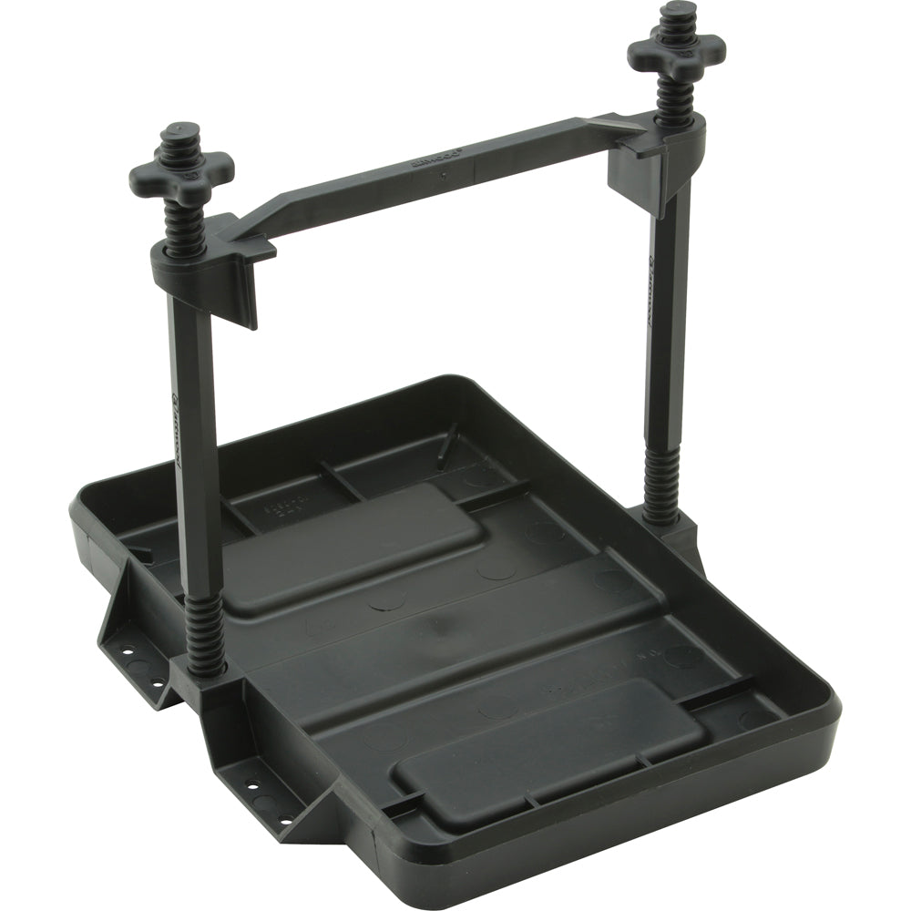 Attwood Heavy-Duty All-Plastic Adjustable Battery Tray - 24 Series [9097-5] - Sea & Tech Outfitters Florida, LLC