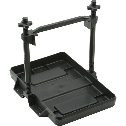 Attwood Heavy-Duty All-Plastic Adjustable Battery Tray - 27 Series [9098-5] - Sea & Tech Outfitters Florida, LLC