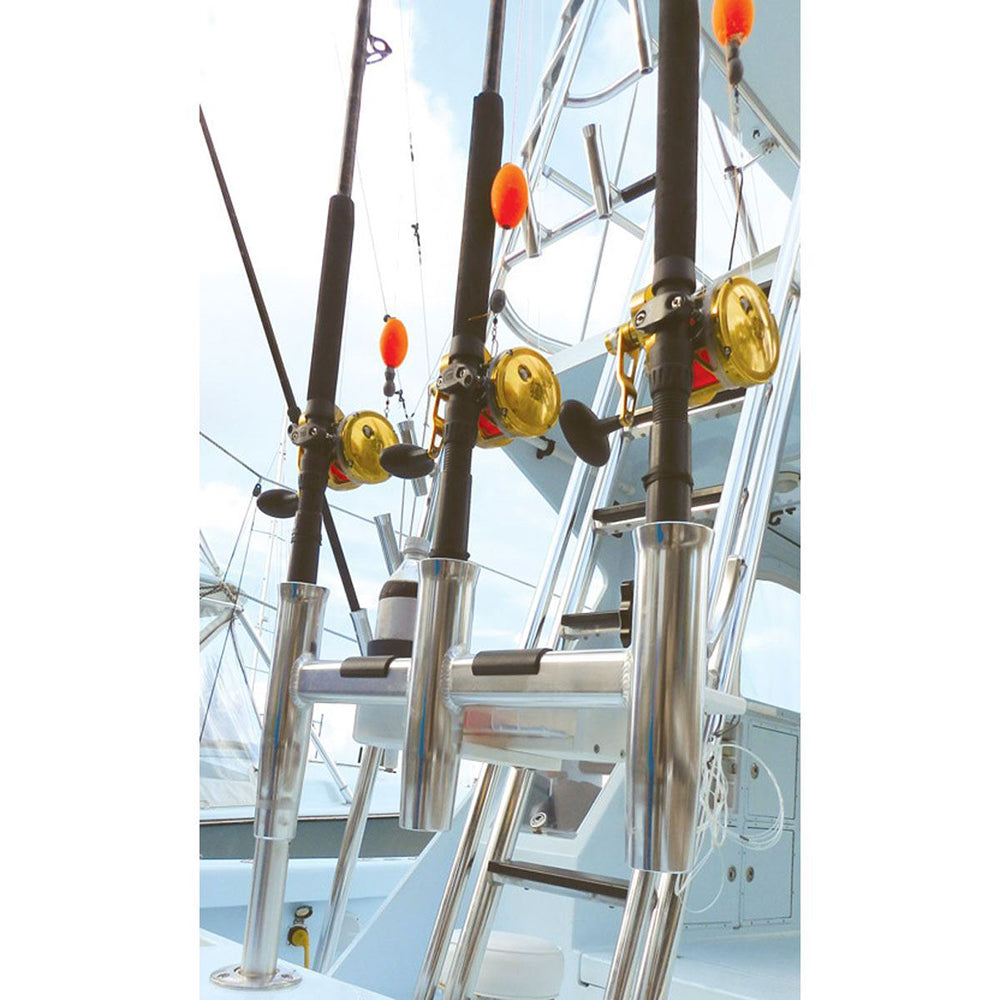 TACO Deluxe Trident Rod Holder Cluster Offset [F31-0781BXY-1] - Sea & Tech Outfitters Florida, LLC