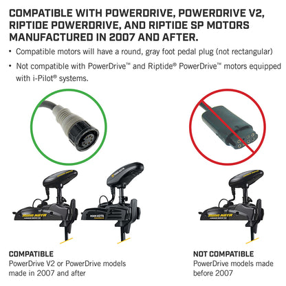 Minn Kota PowerDrive Foot Pedal - ACC Corded [1866070] - Sea & Tech Outfitters Florida, LLC