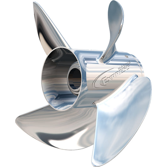 Turning Point Express Mach4 - Left Hand - Stainless Steel Propeller - EX1/EX2-1317-4L - 4-Blade - 13.25" x 17 Pitch [31431740] - Sea & Tech Outfitters Florida, LLC