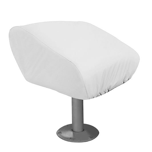 Taylor Made Folding Pedestal Boat Seat Cover - Vinyl White [40220] - Sea & Tech Outfitters Florida, LLC