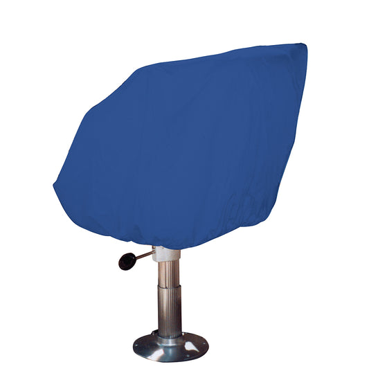 Taylor Made Helm/Bucket/Fixed Back Boat Seat Cover - Rip/Stop Polyester Navy [80230] - Sea & Tech Outfitters Florida, LLC
