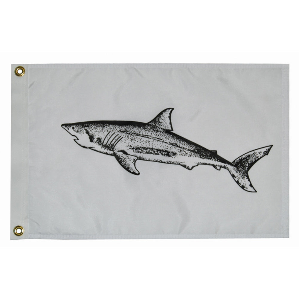 Taylor Made 12" x 18" Shark Flag [3218] - Sea & Tech Outfitters Florida, LLC
