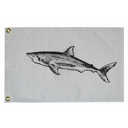 Taylor Made 12" x 18" Shark Flag [3218] - Sea & Tech Outfitters Florida, LLC