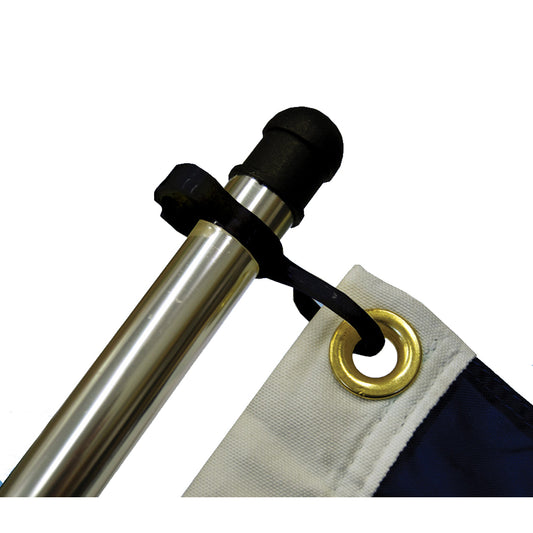 Taylor Made Charlevoix Flag Clip - One-Piece Fits 3/4" Pole [57926] - Sea & Tech Outfitters Florida, LLC