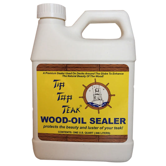 Tip Top Teak Wood Oil Sealer - Quart [TS 1001] - Sea & Tech Outfitters Florida, LLC
