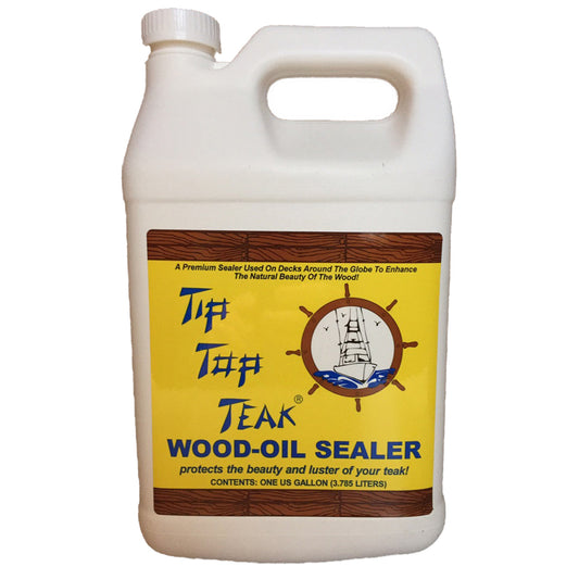 Tip Top Teak Wood Oil Sealer - Gallon [TS 1002] - Sea & Tech Outfitters Florida, LLC