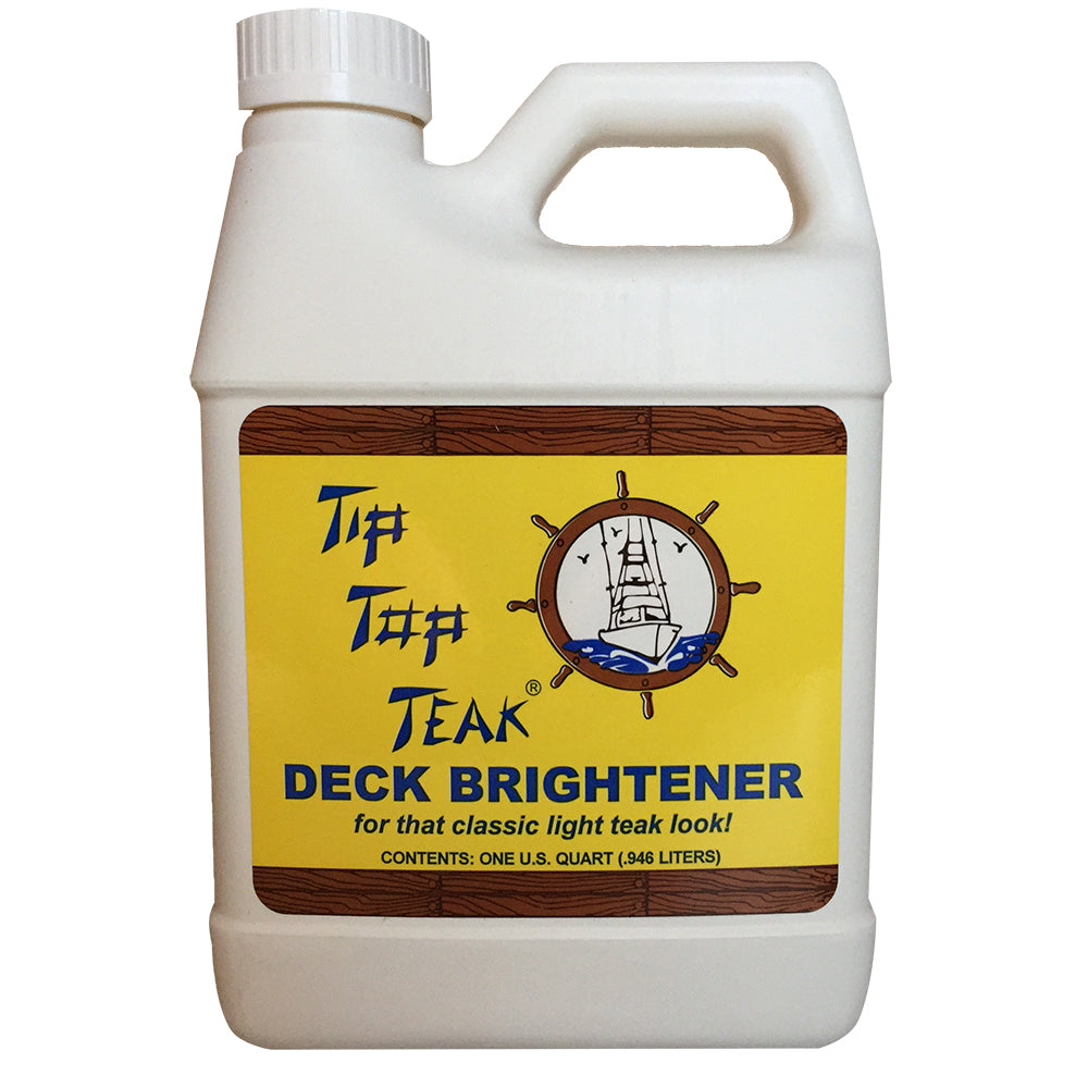 Tip Top Teak Deck Brightener - Quart [TB 3001] - Sea & Tech Outfitters Florida, LLC