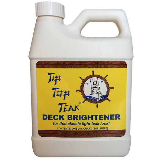 Tip Top Teak Deck Brightener - Quart [TB 3001] - Sea & Tech Outfitters Florida, LLC